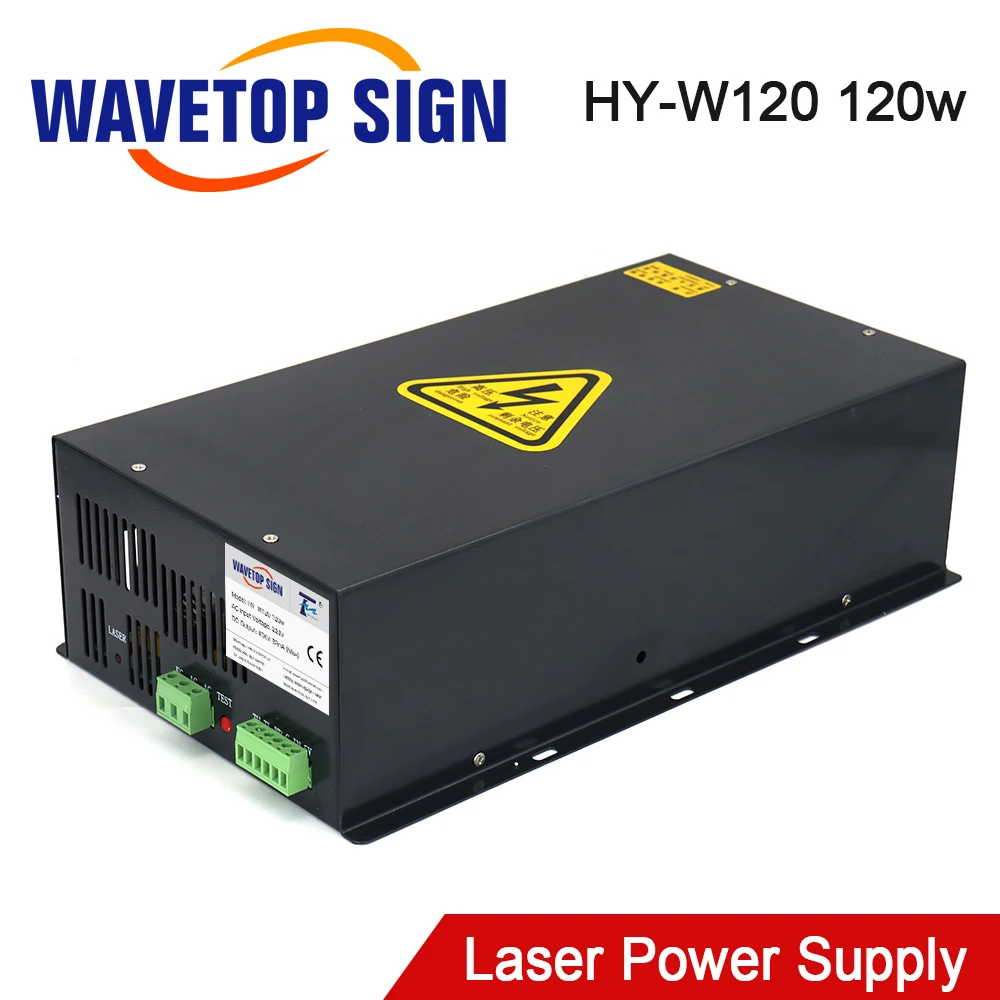 WaveTopSign HY W120 100 120 Вт CO2 лазерный источник питания для лазерной гравировки резки|match