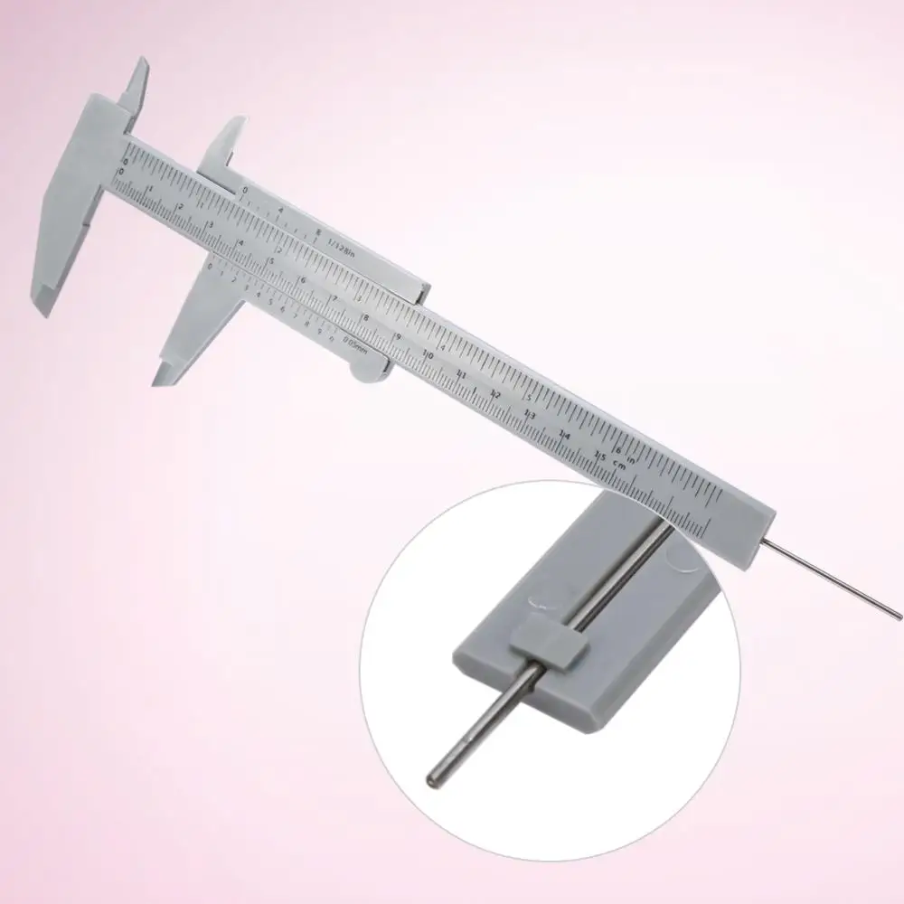 

10 Pcs Adjustable Eyebrow Vernier Caliper Ruler Template Plastic 150MM Eye Brow Permanent MakeUp Auxiliary Measuring Tool Tattoo
