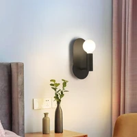 7w led wall sconce light fixture bedside lamp nordic style e14 bulb reading room