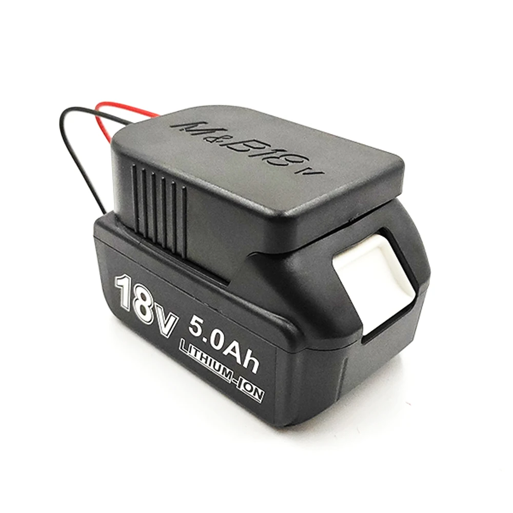 

For Makita&Bosch Adapters 18V Battery Power Connector Adapter Dock Holder with 12 Awg Wires Connectors Power Black