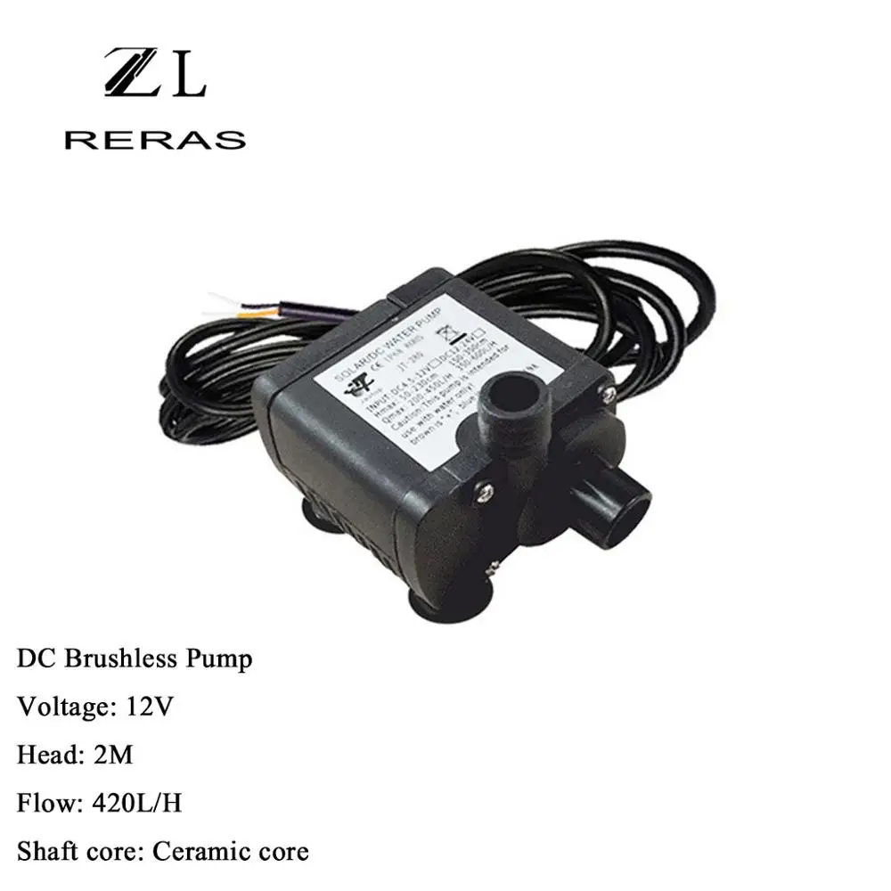 12V 24V DC бесщеточный Солнечный JT280A насос работающий на постоянном токе от