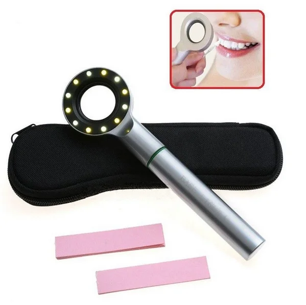 BASE LIGHT 3 in 1 Dental TRI Spectra LED Shade Matching Tooth Colorimetric 12 lights Teeth whitening guide for dentist | Красота и