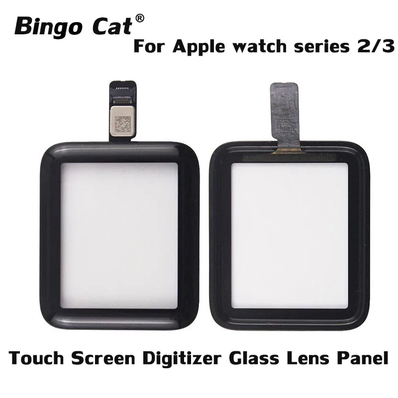 Абсолютно новая панель экрана дигитайзера для Apple Watch Series 2/3 38 мм/42 мм переднее стекло дисплея неправильное/поврежденное Замена Ремонт