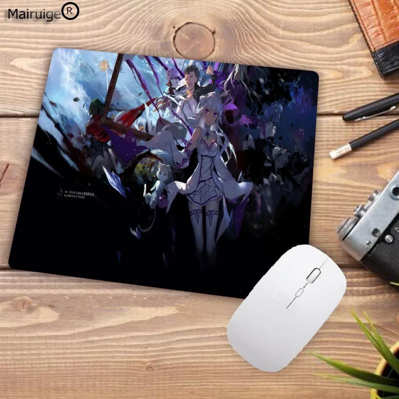Mairuige большая акция Rem Re Zero Аниме девушка прочный Аниме Коврик для мыши версия Коврик для Мыши Компьютерный игровой коврик для мыши геймер игровой коврик - Цвет: 180mmX220mmX2mm
