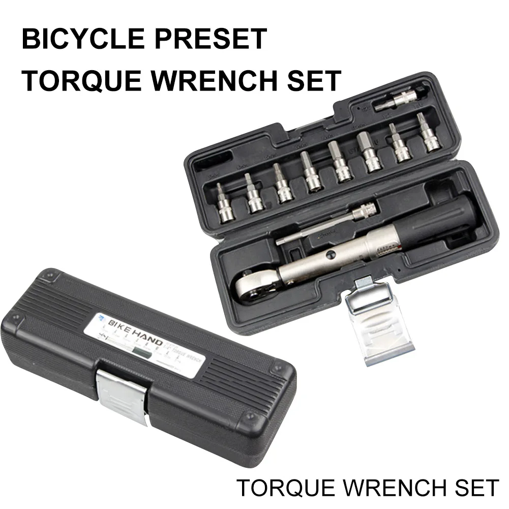 

1/4 Inch Socket Spanner Torque Wrench Set Bike Professional Bicycle Repair Tools Bicycle Repair Torque Wrench Set
