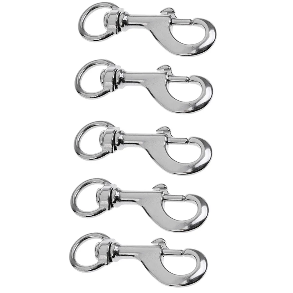 Set 5 Swivel Snap Hooks Pet Leash Clip Scuba Diving BCD Gear Holder Accessories | Спорт и развлечения