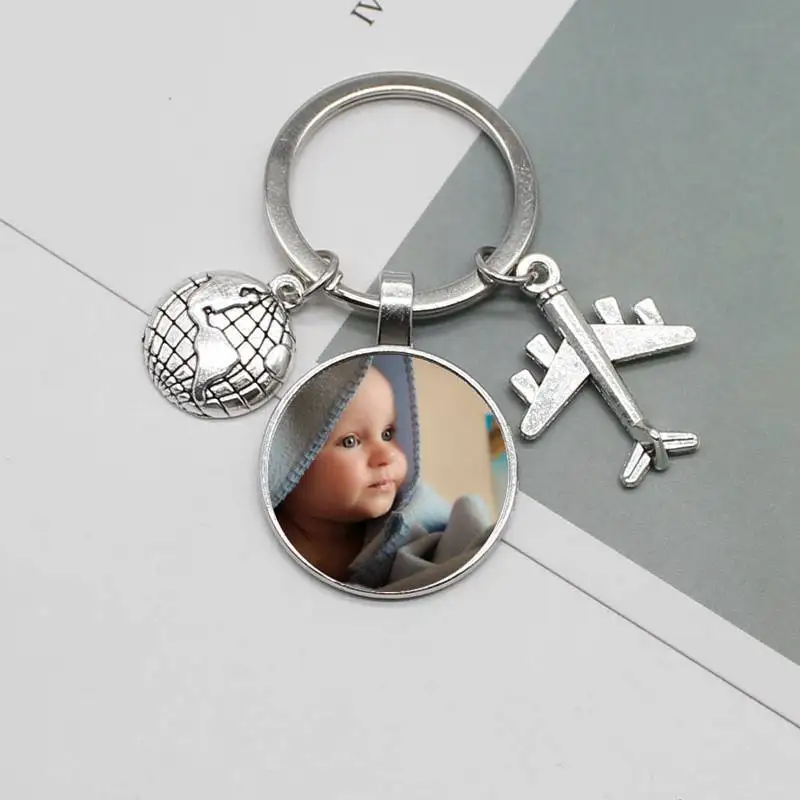 Брелок с подвеской для фотографии вашего ребенка мамы папы бабушки семьи