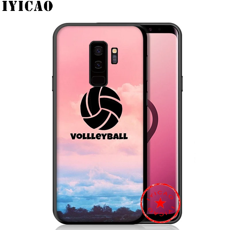 IYICAO мягкий чехол с изображением Волейбольного мяча для samsung Galaxy S10e S10 S9 S8 Plus S6 S7 Edge