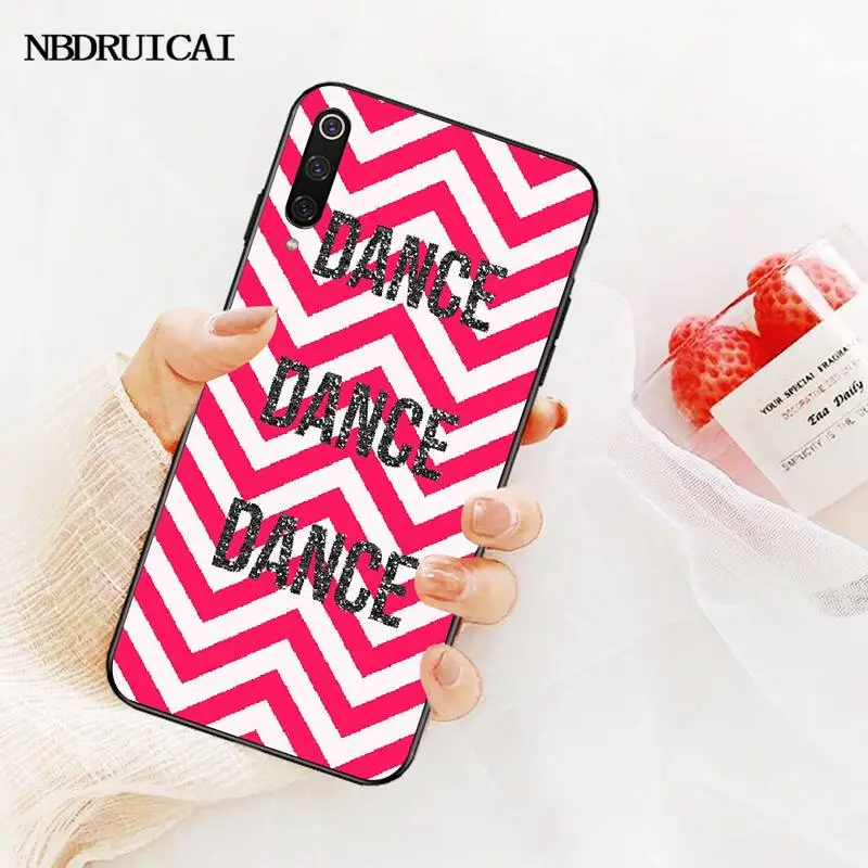 PENGHUWAN с надписью I Love танец пользовательские фото мягкий чехол для телефона Redmi Note