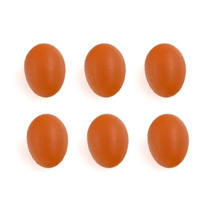 Миниатюрный кукольный домик, 6 шт., миниатюрные аксессуары, имитация яиц из смолы, модель еды, игрушки для украшения кукольного дома, 112