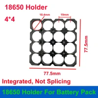 18650 holder 4x4 inner diameter 18 4mm spacing 19mm integrated not splicing 44 cell fixed support for 18650 diy battery pack