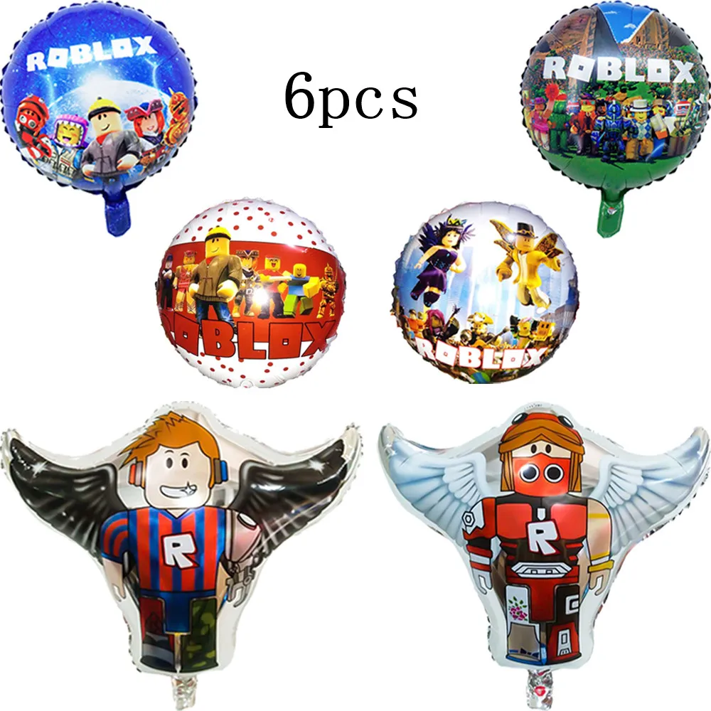 Шары Robloxs из латексной фольги в виде пикселей украшение для детской вечевечерние