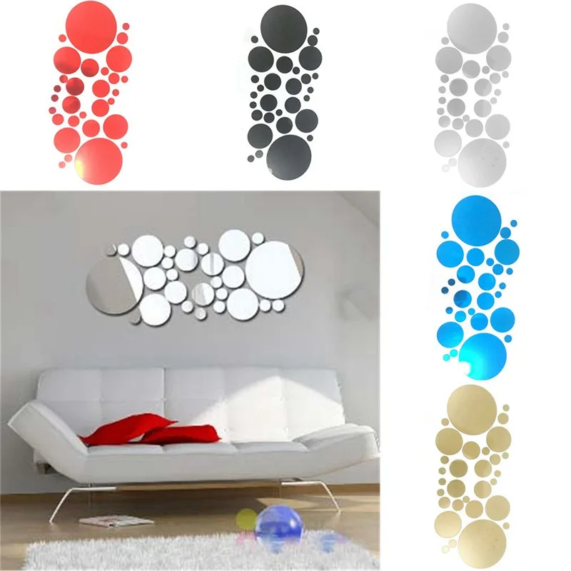 Обои 3D зеркальные клейкие наклейки домашний декор самоклеящиеся офисные съемные