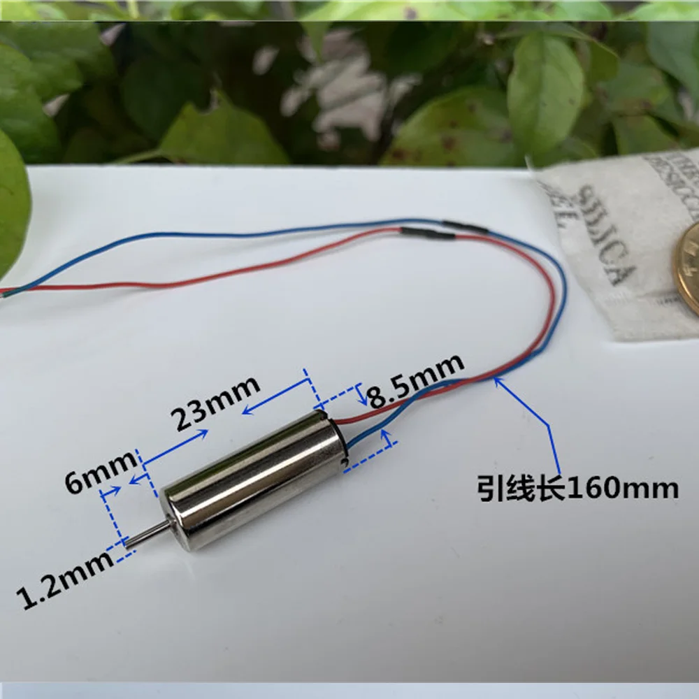 Mini 8523 Coreless Motor DC 3.7V 50000RPM High Speed Strong Magnetic 1.2mm Output Shaft CW CCW Drone Aircraft | Обустройство дома