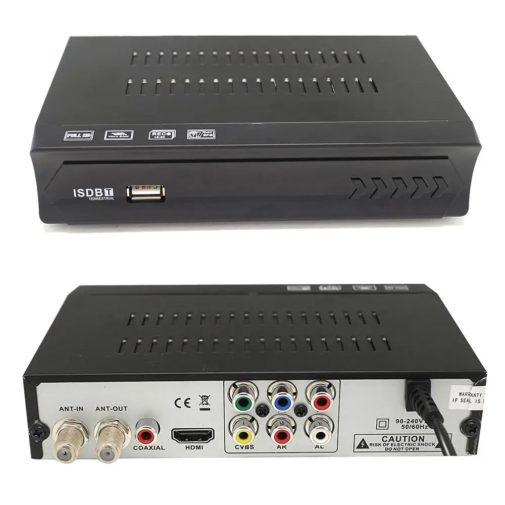 Цифровой наземный ISDB T ТВ тюнер приемник телеприставка TDT Full HD TV USB рекордер H.264 для