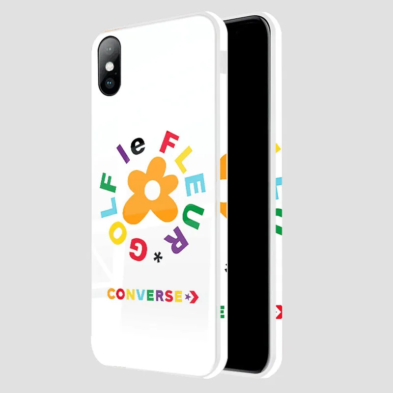 Для iPhone 7 8 Plus XS Max XR Xs чехлы для телефонов с буквами X 6 6S чехол из закаленного