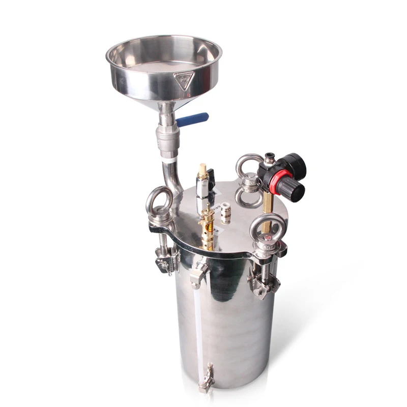 3L Stainless Steel Pressure Barrel With Liquid Level Pressur