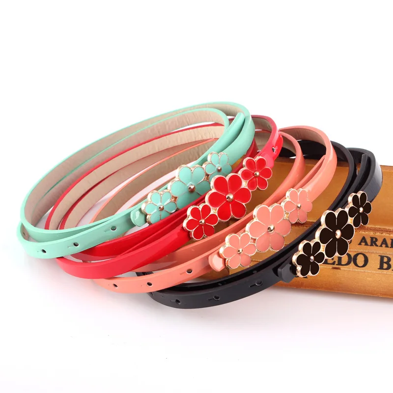 103 х 1 см конфеты Цвет с 3 цветками и пряжкой ремни для женщин платья 2021 женская обувь красного цвета черный