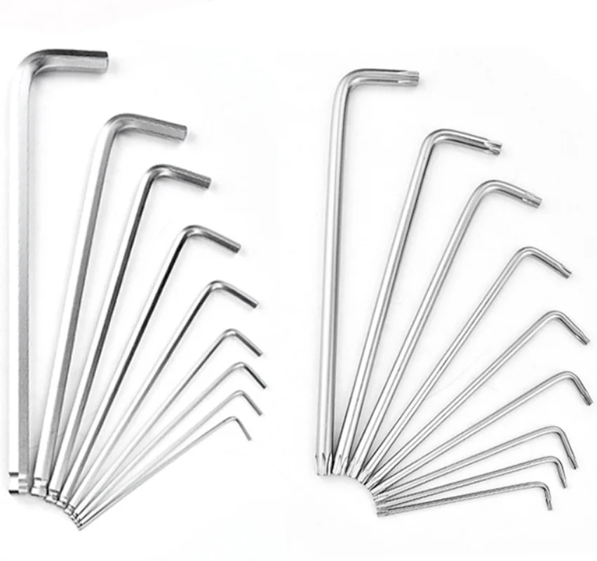 LAMEZIA 9 шт. сплав шестигранный ключ торцевой инструменты шариковый ключ|Гаечный