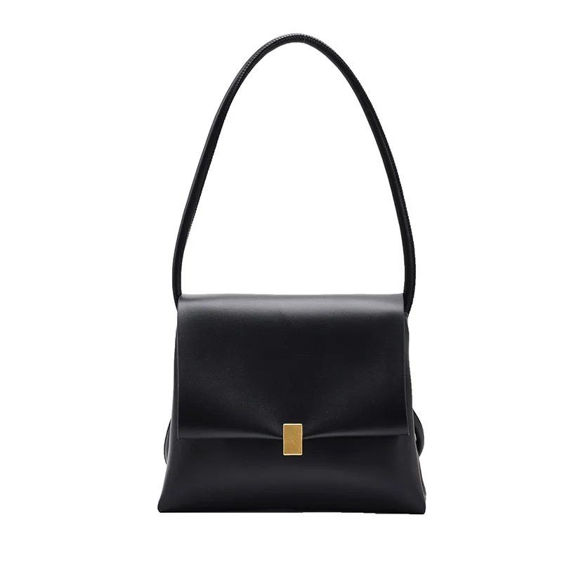 

Simple Retro Solid Color PU Leather Crossbody Bags For Women Branded Designe Shoulder Bag Handbags Trending Satchel And Purses