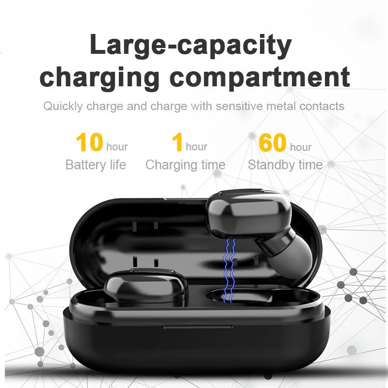 

L13 TWS Bluetooth 5.0 Wireless HiFi Music Earphones Waterproof Sports Earbuds HiFi Hands-free Call Bluetooth Earphones