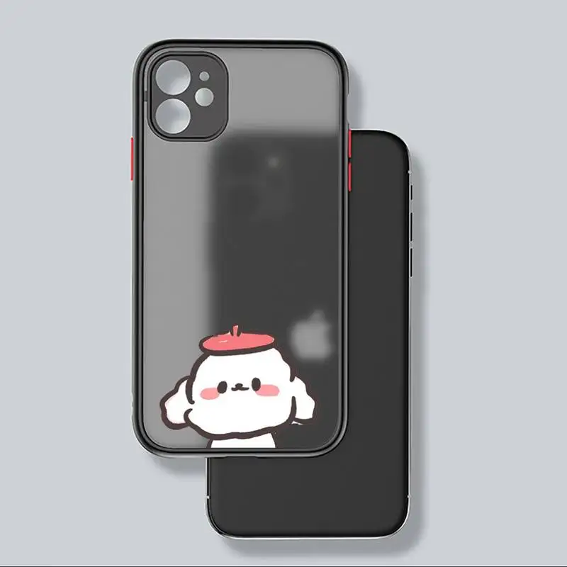 

cute fashion Phone Case For iphone 12 11 8 7 plus mini x xs xr pro max matte transparent cover