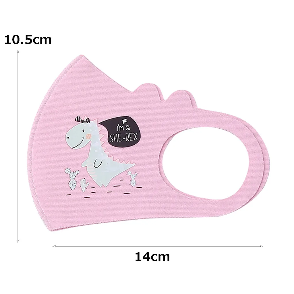 

Children's Kids Washable Adjustable Cartoon Mask Cover Breathable Dustproof Mouth Cover mascarilla lentejuelas face coverings