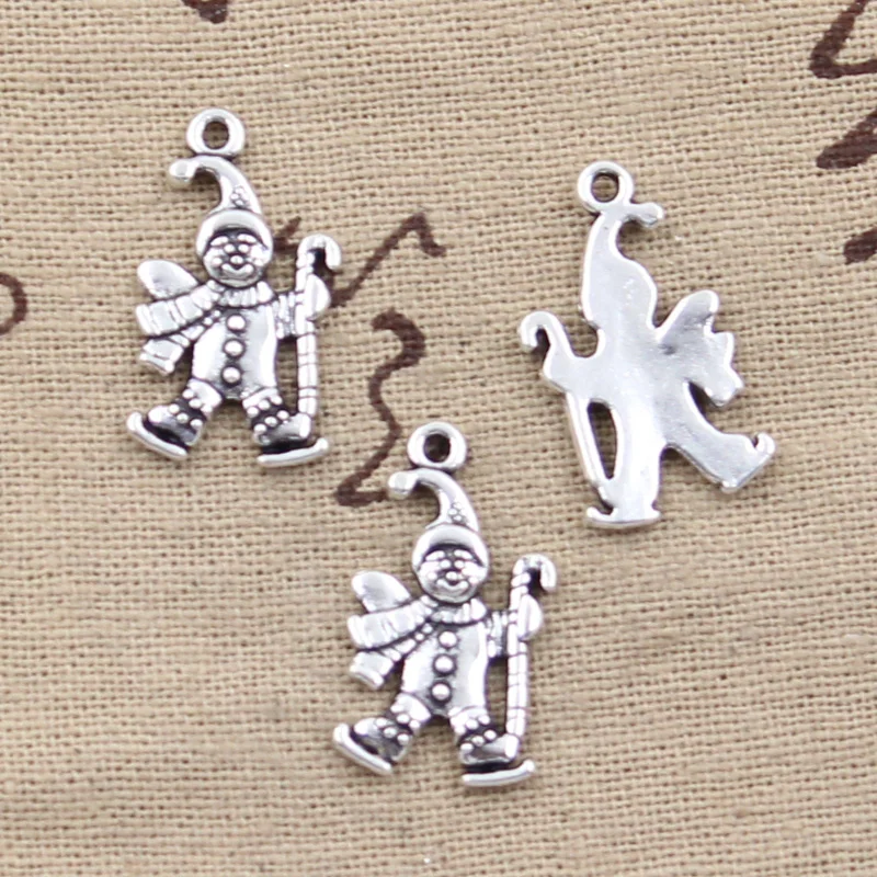 Подвески 20 шт. тибетские украшения ручной работы 24x14 мм|Шармы| |