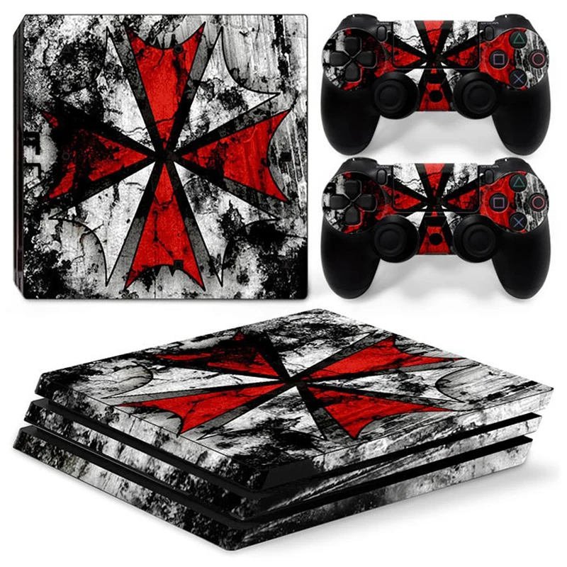 Съемная наклейка GAMEGENIXX для консоли PS4 Pro и 2 контроллеров | Электроника