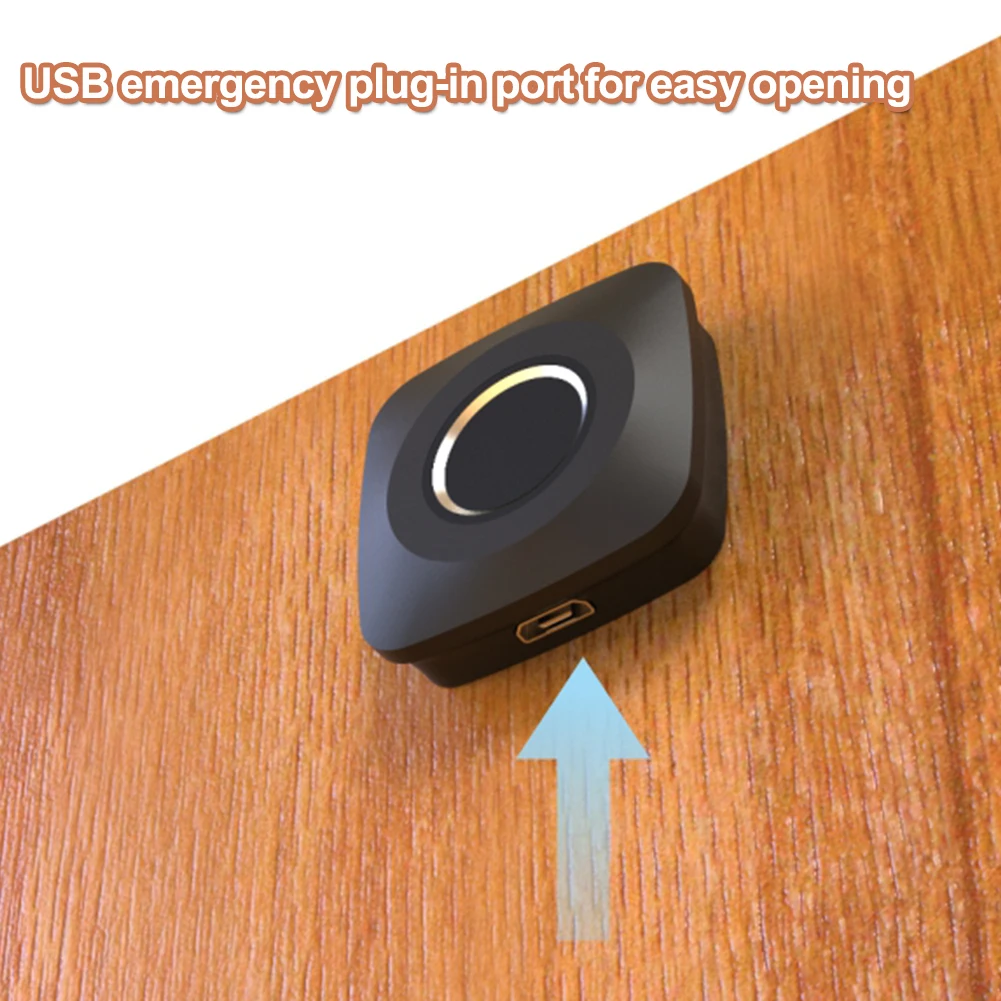 

Fingerprint Padlock Battery Powered Keyless Digital Lock for Gym, School, Drawer, Backpack