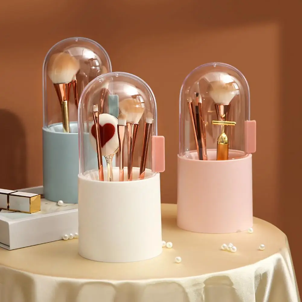 

Держатель для кистей для макияжа прозрачный пыленепроницаемый контейнер для хранения карандашей для бровей для дома