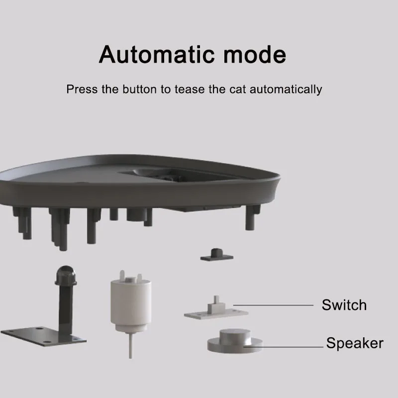 Умная игрушка для домашних животных кошек перьев мячей трек пищалка
