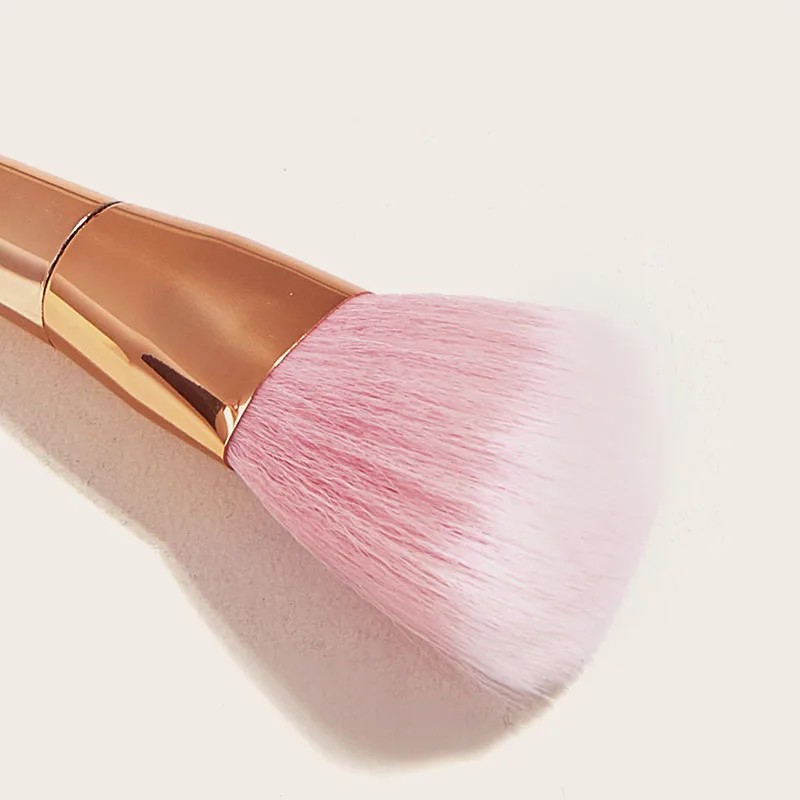 Розовое золото порошок кисти для макияжа румян растушевки тональной основы
