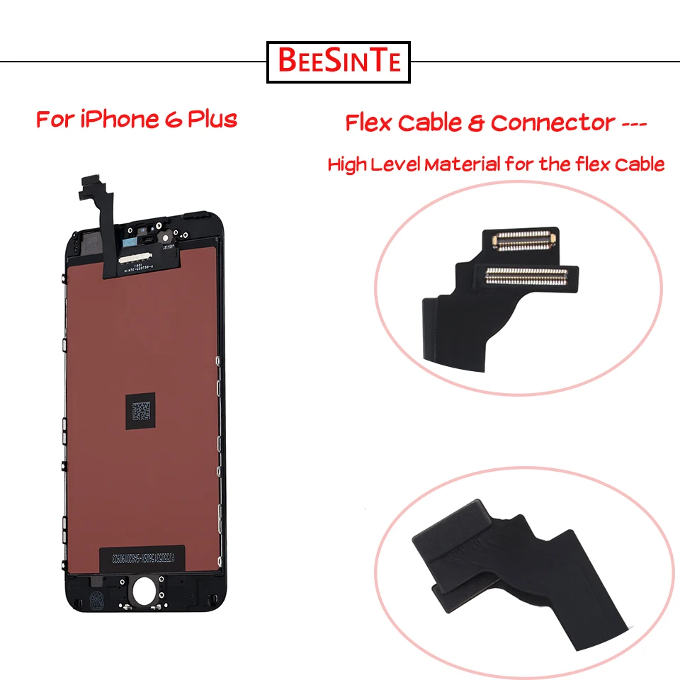 ЖК дисплей с дигитайзером для iPhone 6 plus 20 шт./лот Замена сенсорного экрана без битых