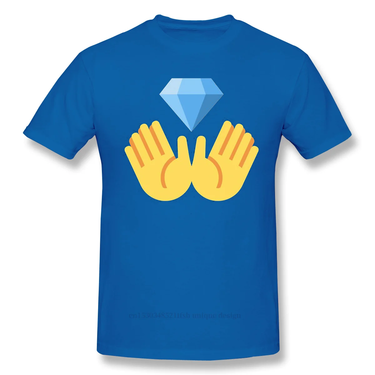 

Diamond Hands Print Cotton T-Shirt America Wallstreetbets Finance For Men Fashion Streetwear