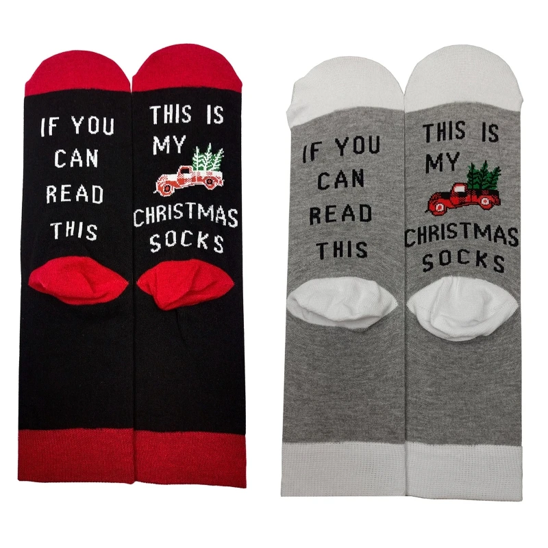 MXMA женские и мужские новые рождественские хлопковые короткие носки забавные