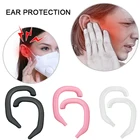 Силиконовые накладки на ушные петли, 3 пары, мягкие удобные защитные наушники, гелевая маска на ушные петли, маска на ушные петли, инструмент для защиты ушей