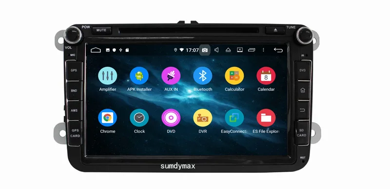 Автомобильный мультимедийный плеер проигрыватель на ANDROID 10 с восьмиядерным