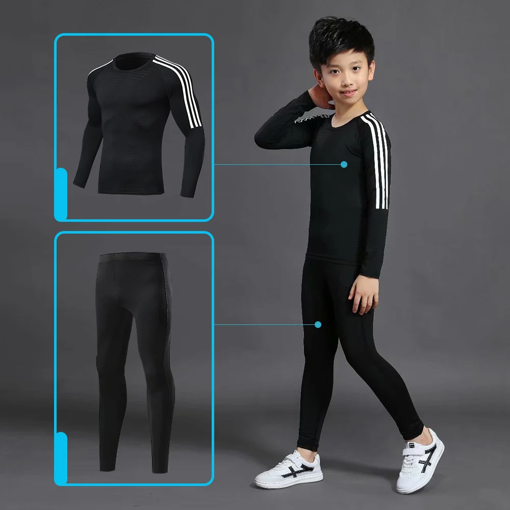 

Kids Running Sports Set 2021 Men's Sport Suit Jogging Basketball Sports Underwear Sports Clothes Football Training Clothes
