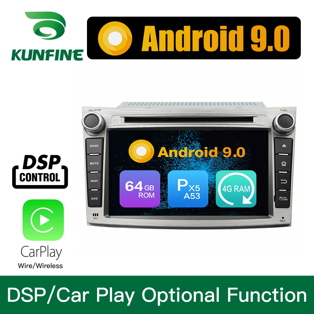 Android 9 0 Octa Core 4 Гб RAM 64 ROM автомобильный DVD GPS мультимедийный плеер Автомобильный