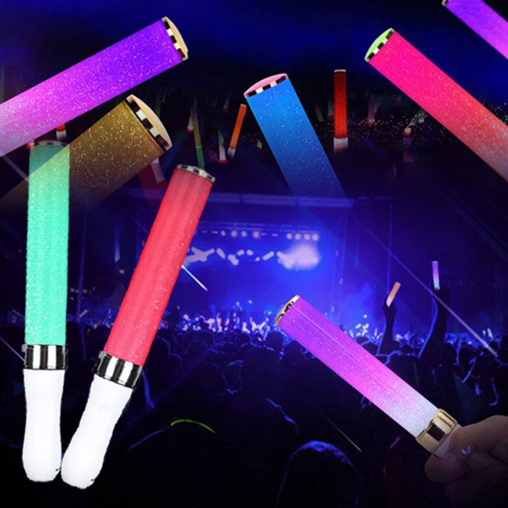 

15 Colors Changeable LED Glow Stick Battery Powered Magical Light Stick Concert Wedding Party Celebration Decoration Glow Sticks