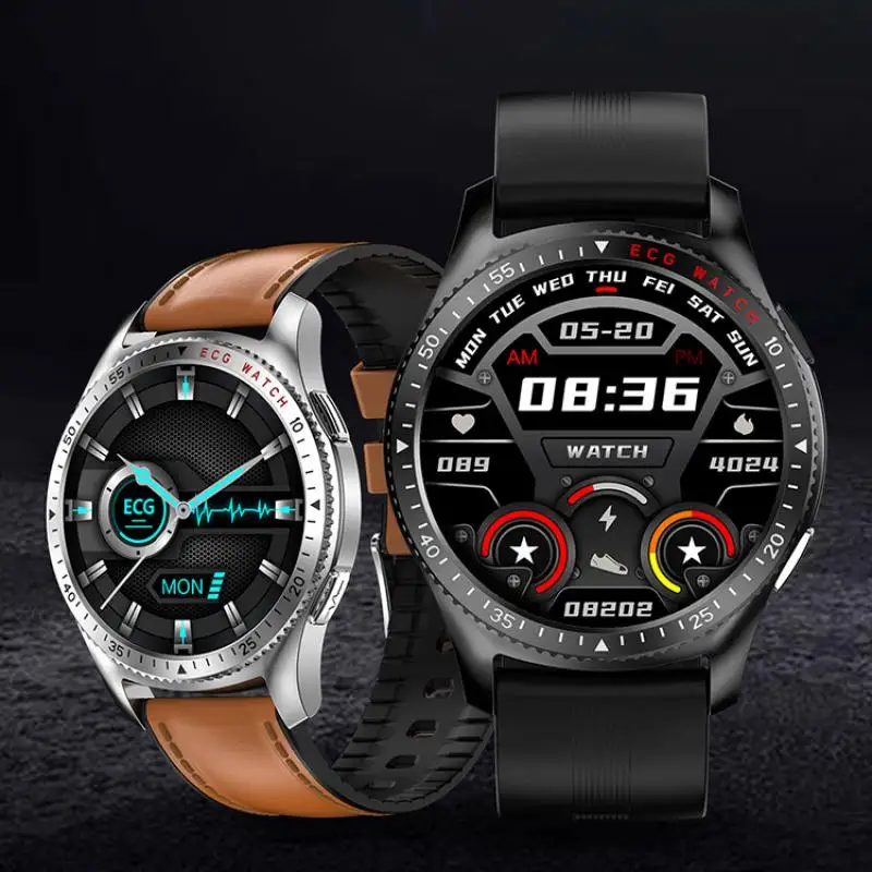 

Смарт-часы Es08 с Bluetooth, пульсометром, ЭКГ, тонометром