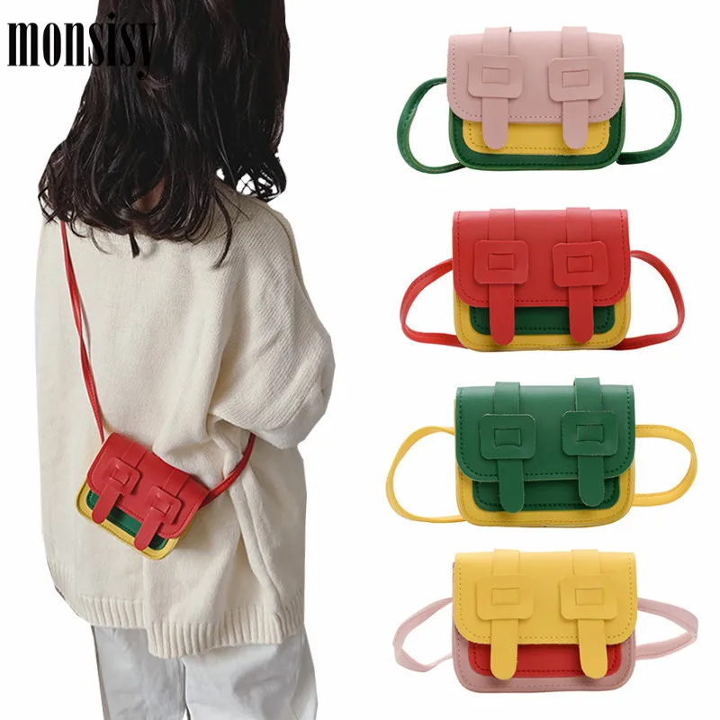 Monsisy 2020 новый кошелек для маленьких девочек и сумочка Детский Детская сумка на