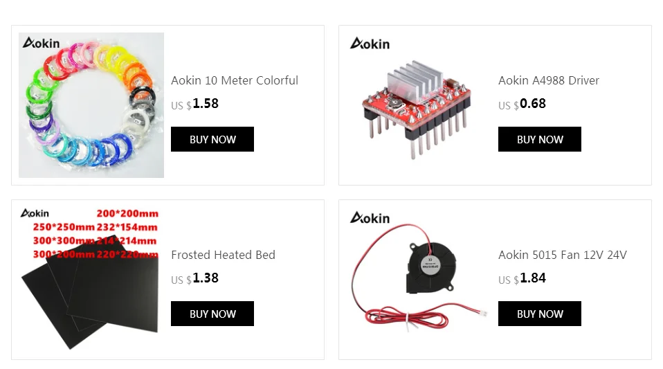 Aokin детали 3d принтера пружина для подогрева кровати MK3 CR-10 Горячая кровать импортная длина 20 мм диаметр 8 мм ID 4 мм компрессионная пружина 3d принтер