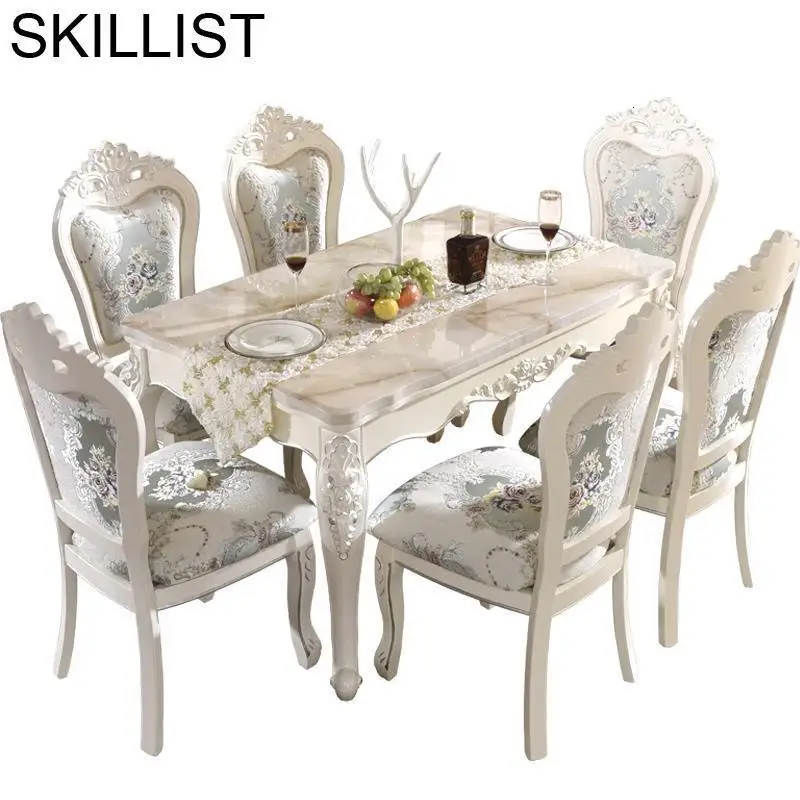 Eet Tafel Tavolo Da Pranzo Escrivaninha Tisch Meja Makan Обеденный набор деревянный европейский стол Mesa