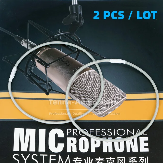 Neumann-マイク用弾性ラバーバンドストラップ、ショックマウント
