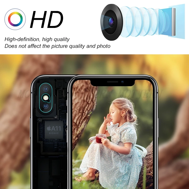 9D ультратонкая Защитная пленка для объектива камеры iPhone 11 с защитой от царапин