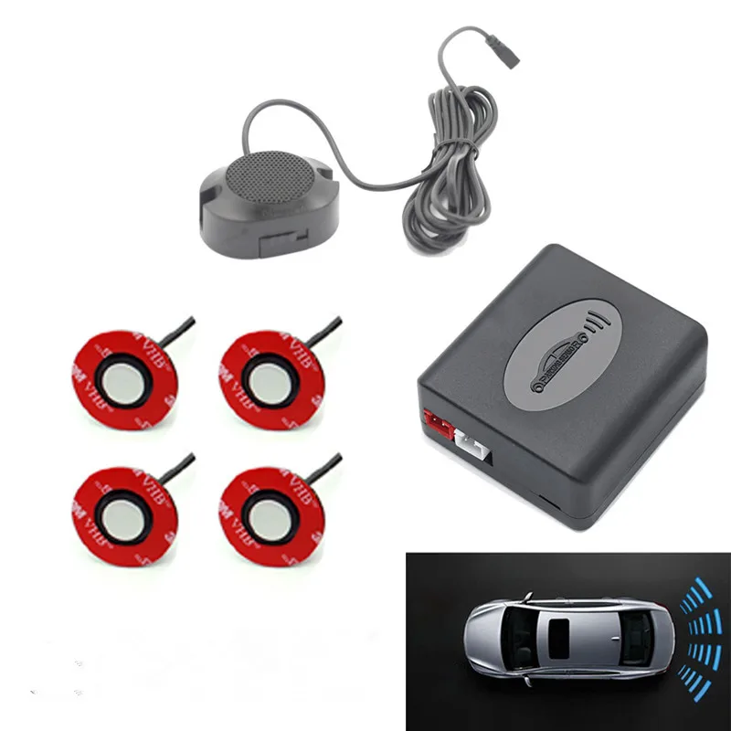 Car Reverse Parking Sensor Wireless Kit With 4 Sensors For Dodge Caliber Journey ram durango Charger Stratus Avenger Nitro Viper