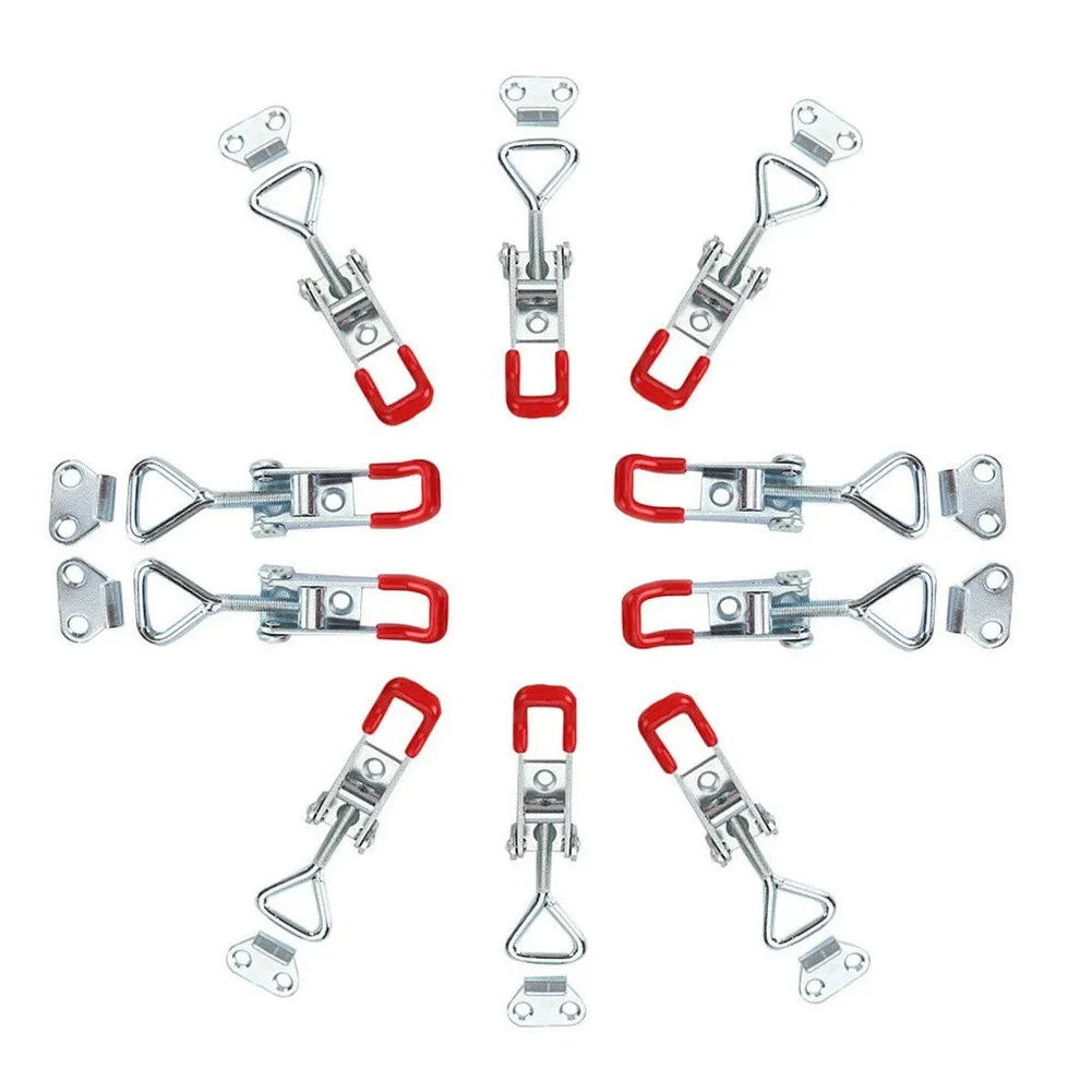 

10PCS Toggle Latch Clamp 4001 Holding Capacity 150Kg/330Lbs Horizontal Hand Tool For Welding, Jigging, Repairing Hardware