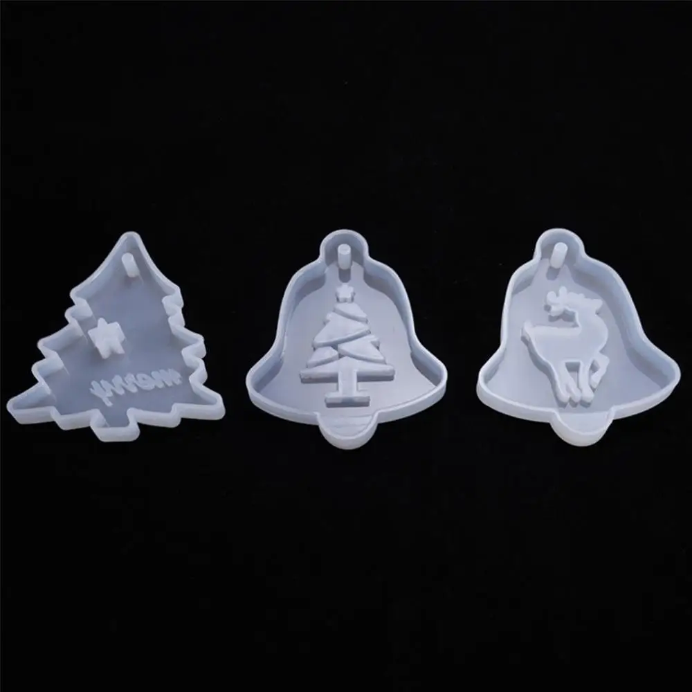 

Bag pendant making tool Flexible Resin Mold Christmas Tag Jewelry Casting Resin Hanging Silicone Mold Mould Epoxy U0J3